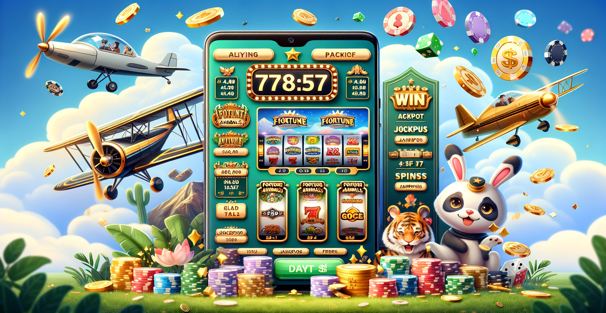 Fortune Tiger Games - Exciting slot gaming experience with Aviator branding.